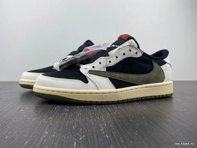 Chep Onekick Jordan Jordan Olive Travis DZ4137-106 Air Scott x Air 1 Low Retro OG 0527